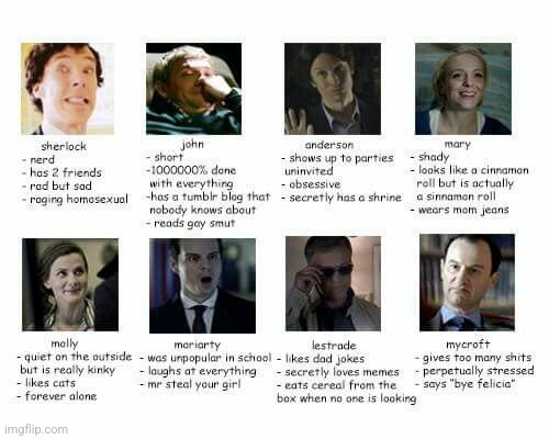 NO WAYYY THEY DID THESE THINGS WITH SHERLOCK TOO WHICH ONE AM I | image tagged in which one am i but sherlock version finally yippie | made w/ Imgflip meme maker