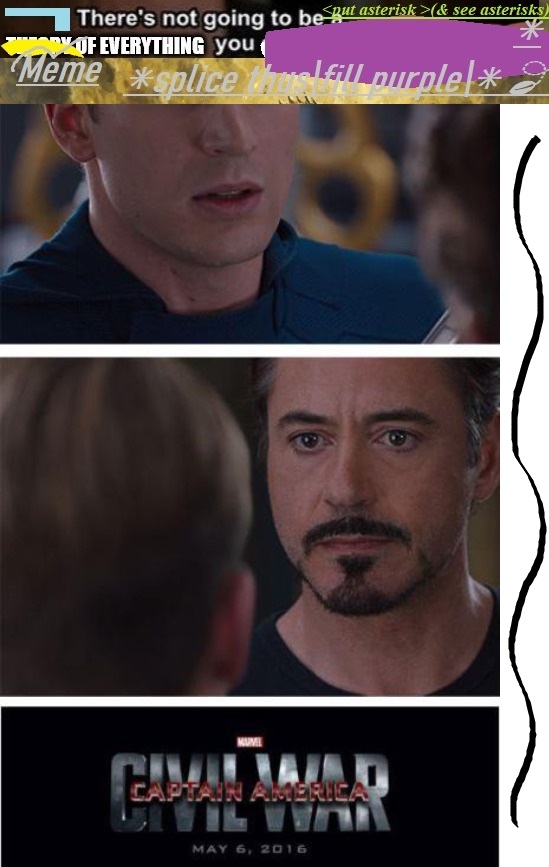 MOE Meta-template BASED ON Marvel Civil War 1 Blank Meme Template