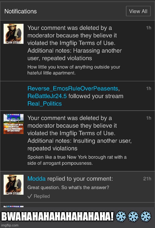 Bwahahahahahaha | BWAHAHAHAHAHAHAHAHA! ❄️ ❄️ ❄️ | made w/ Imgflip meme maker