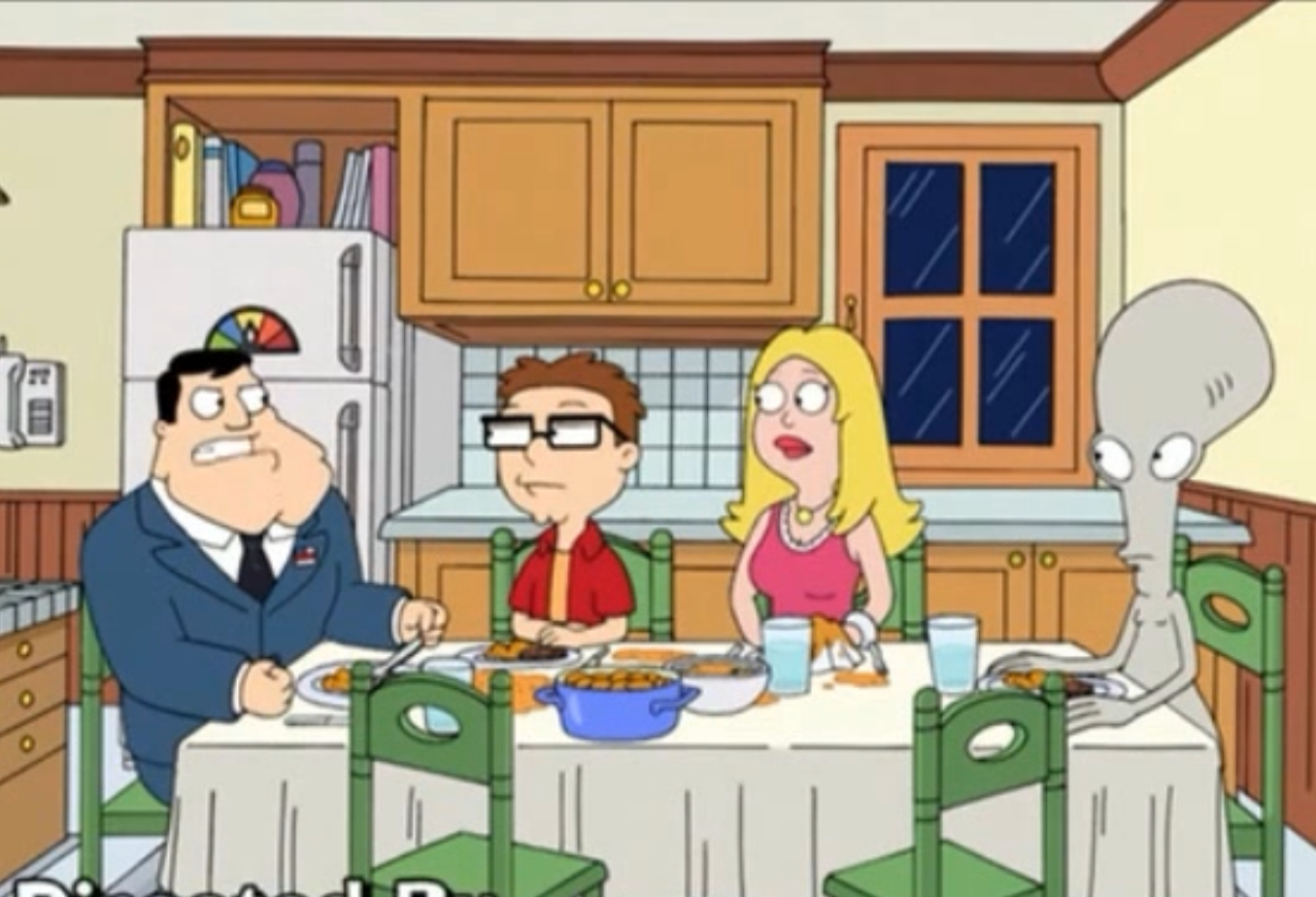 American Dad Mad all the time Blank Meme Template