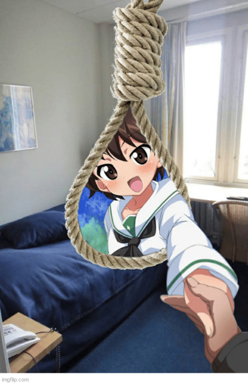 Anime noose | image tagged in anime noose | made w/ Imgflip meme maker