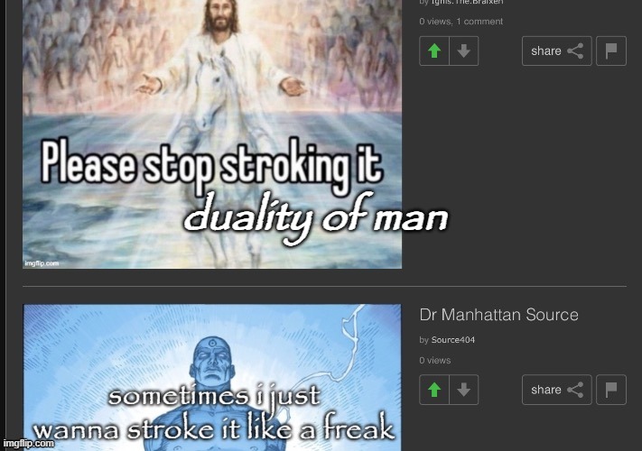 duality of man | made w/ Imgflip meme maker