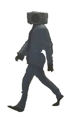 Walking speakerman Meme Template