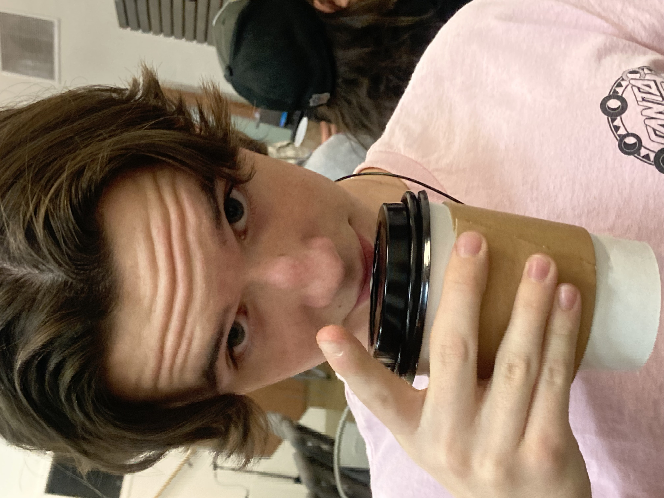 Pulls out the coffee Blank Meme Template