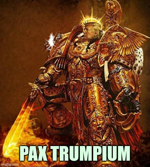 Hamas Bends the Knee | PAX TRUMPIUM | image tagged in our god emperor trump | made w/ Imgflip meme maker