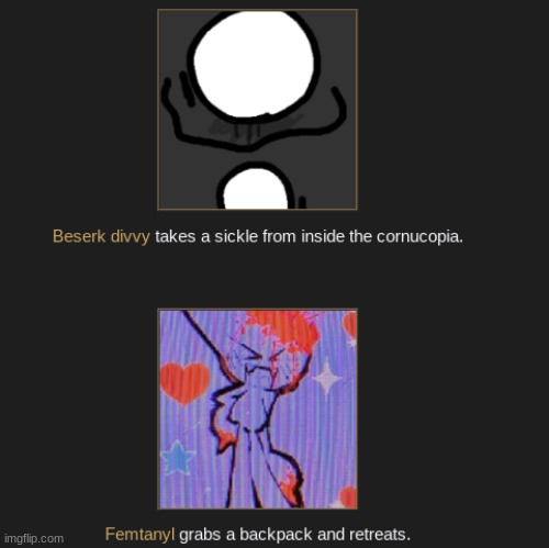i may have forgor to change femtanyl's gender :heart break: | made w/ Imgflip meme maker