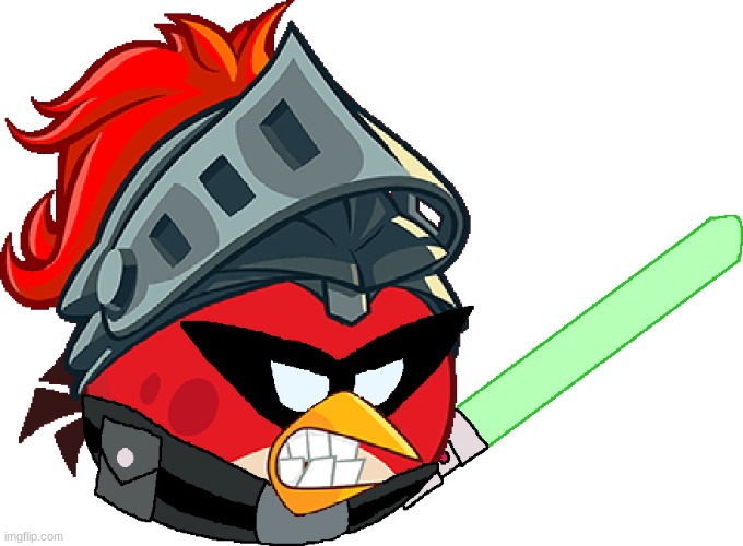 I Have created the ultimate Red Bird, Ultima Red. hope you like it | image tagged in angry birds,angry birds epic,angry birds space,angry birds star wars,red bird,nostalgia | made w/ Imgflip meme maker