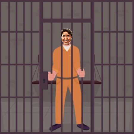 High Quality Trudeau in jail Blank Meme Template