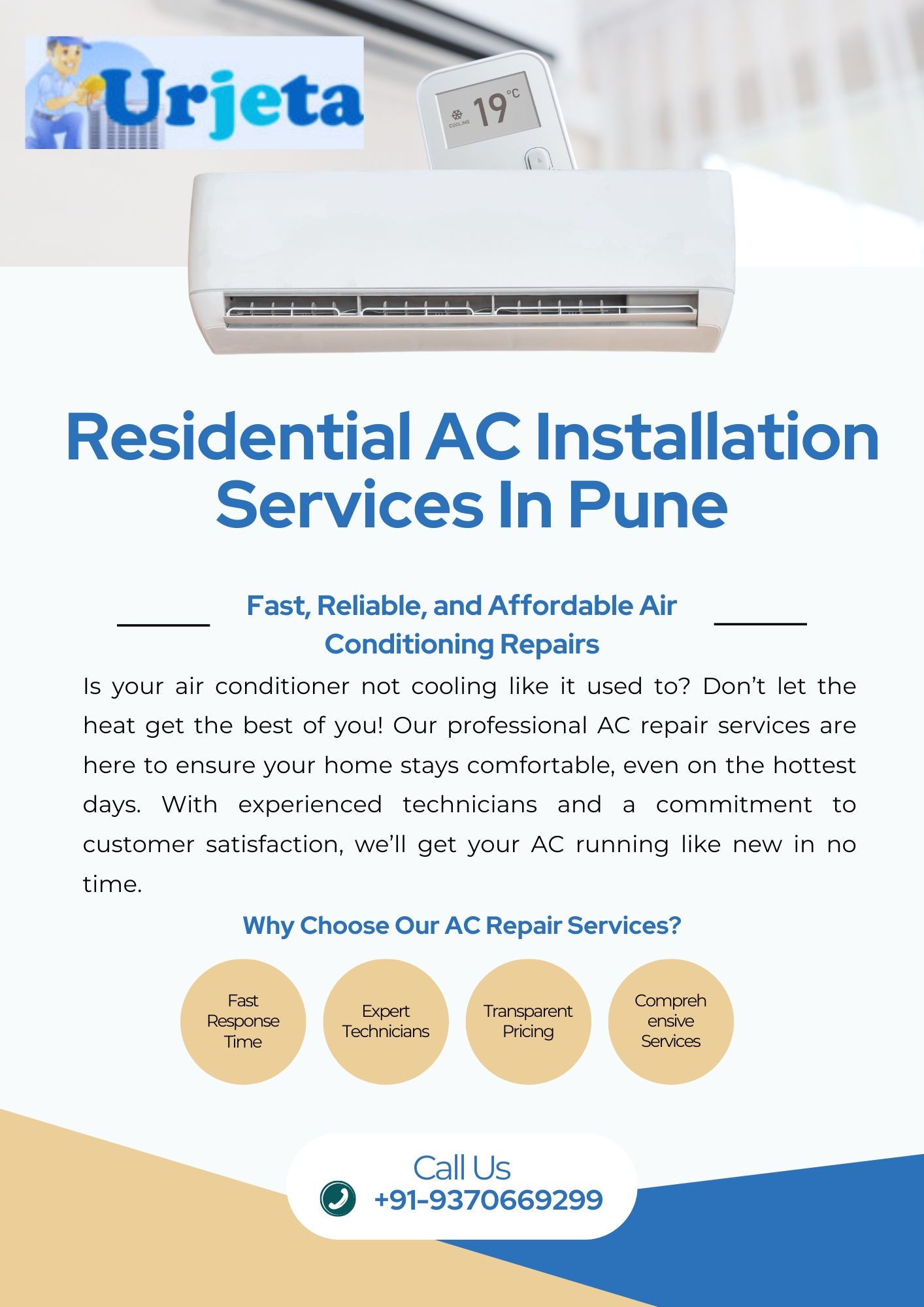 Residential AC Installation Services In Pune Blank Meme Template