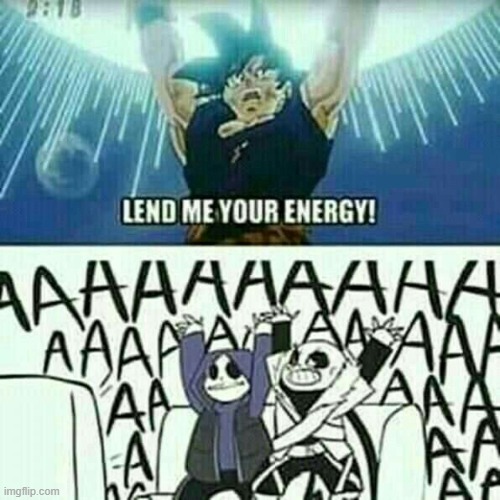 image tagged in dragon ball z,epic sans,cross sans | made w/ Imgflip meme maker