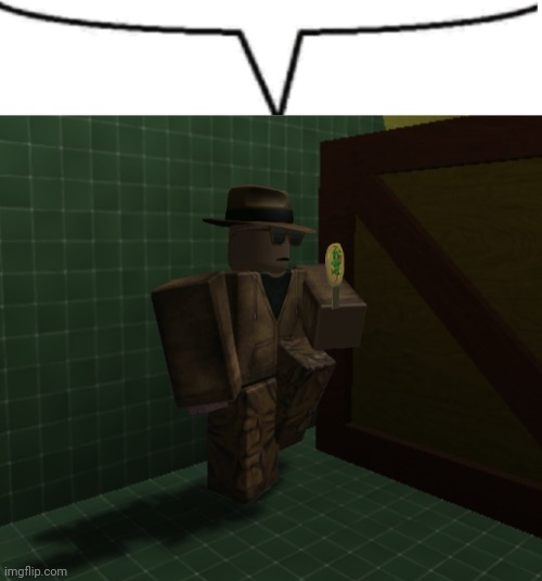 ㅤ | image tagged in speech bubble,brick hitman | made w/ Imgflip meme maker