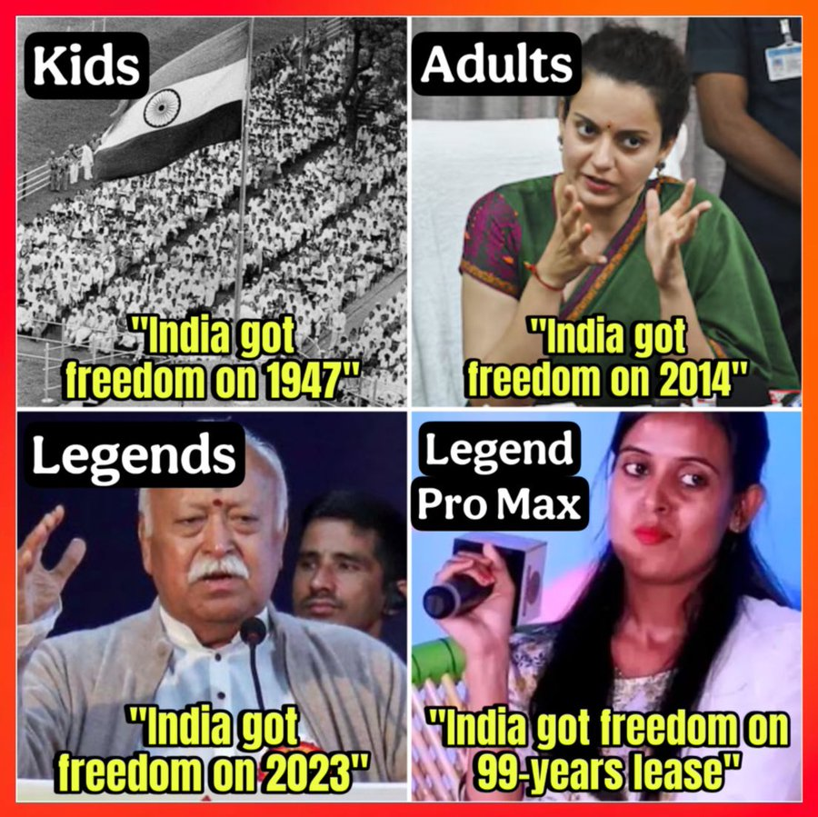 india got freedom in 2014 kangana ranaout meme bharat Blank Meme Template