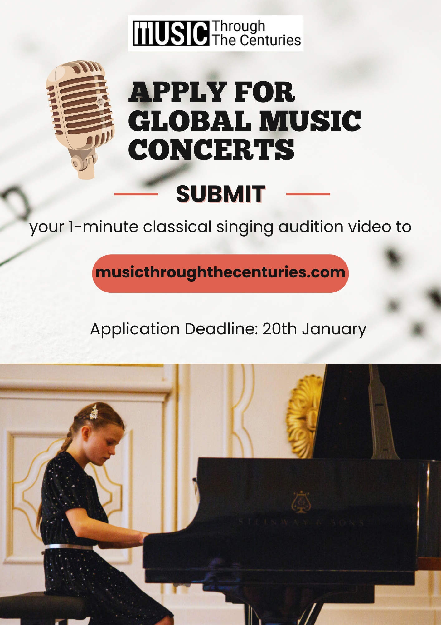 Apply For Global Music Concerts Blank Meme Template