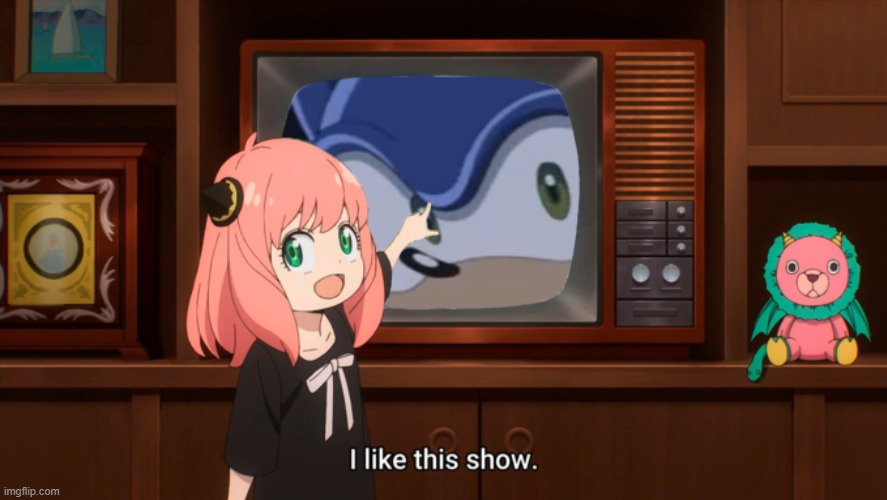 anya forger likes sonic x | image tagged in spy x family,sonic the hedgehog,anime,anya,sega,funny memes | made w/ Imgflip meme maker