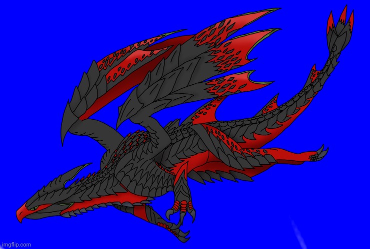 Drawing for Antivirus69 | image tagged in drawing,dragon | made w/ Imgflip meme maker