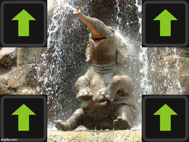 Upvote Elephant | image tagged in upvote elephant | made w/ Imgflip meme maker