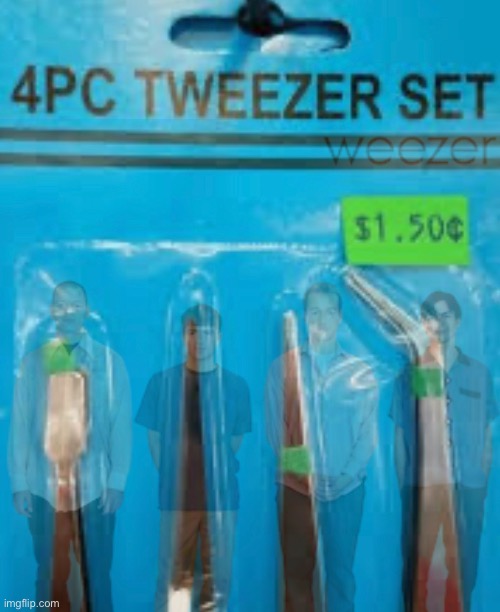 4pc weezer set | made w/ Imgflip meme maker