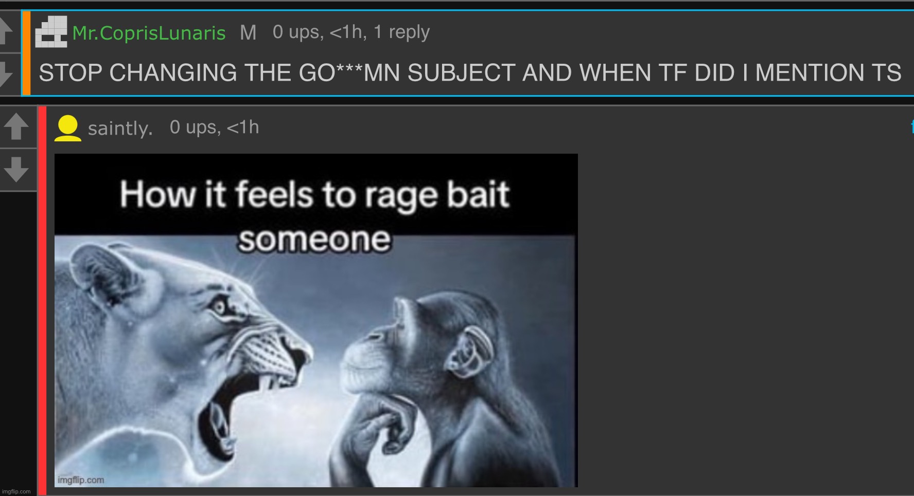 i’m genuinely laughing so bad rhlpf me | made w/ Imgflip meme maker