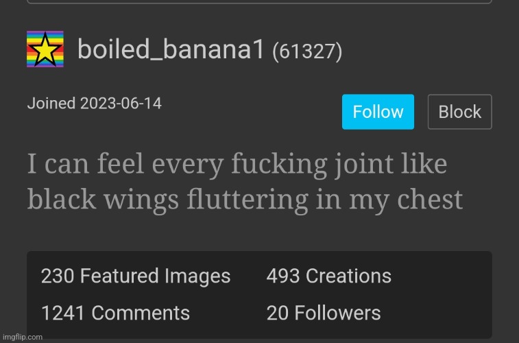 what a very nice profile | made w/ Imgflip meme maker