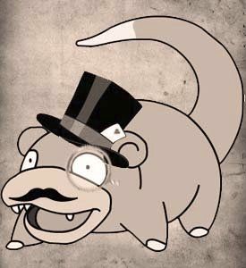 monocle slowpoke Blank Meme Template