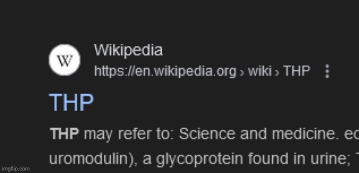 THP wikipedia | image tagged in thp wikipedia | made w/ Imgflip meme maker