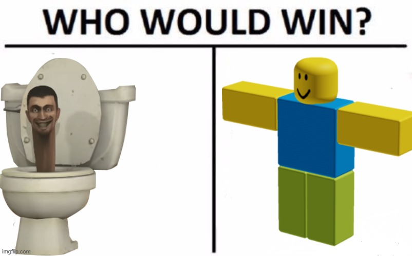 placing bets on roblox avatar | image tagged in memes,who would win | made w/ Imgflip meme maker