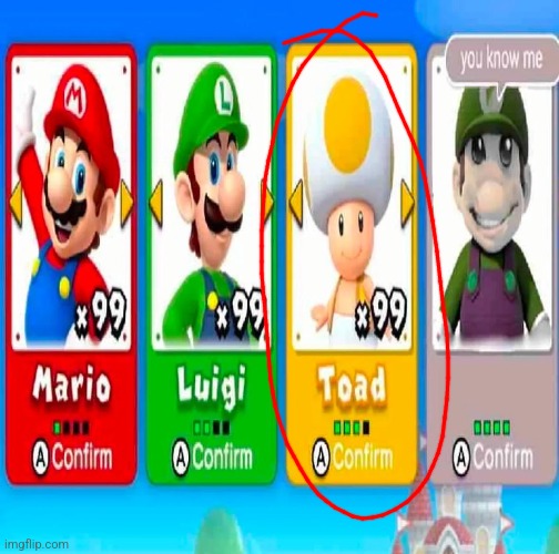 playing nsmb wii. who's this? | made w/ Imgflip meme maker