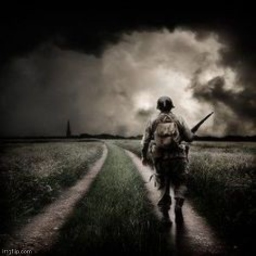 Lone soldier | image tagged in lone soldier | made w/ Imgflip meme maker