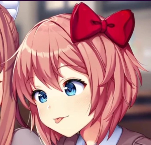 Sayori (cute moron) | image tagged in sayori cute moron | made w/ Imgflip meme maker