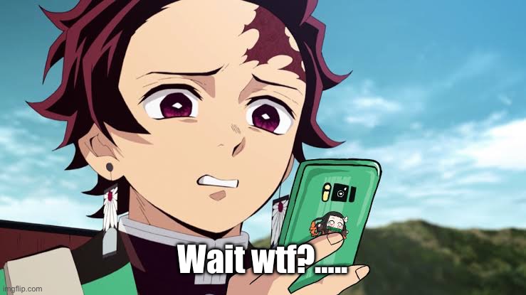 Wait wtf?….. | image tagged in tanjiro disgust | made w/ Imgflip meme maker