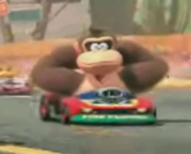 High Quality Mario Kart 9 DK Blank Meme Template