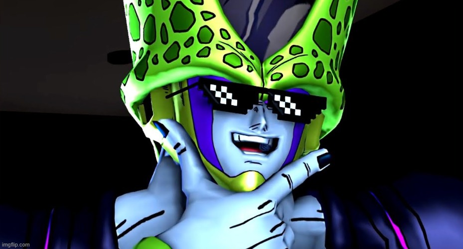 Perfect cell shade | image tagged in perfect cell shade | made w/ Imgflip meme maker