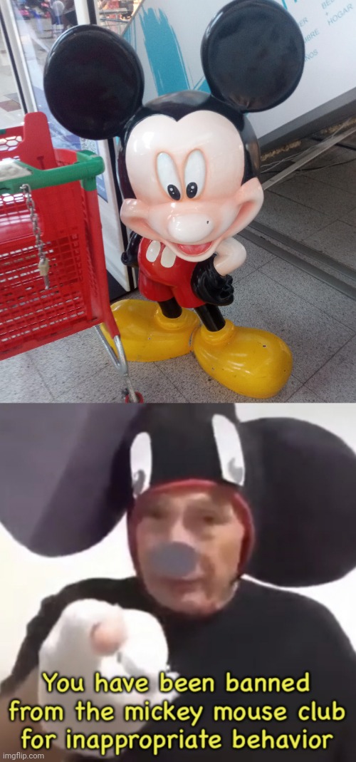 Mickey Mouse | image tagged in banned from the mickey mouse club,cursed image,mickey mouse,mickey,memes,cursed | made w/ Imgflip meme maker