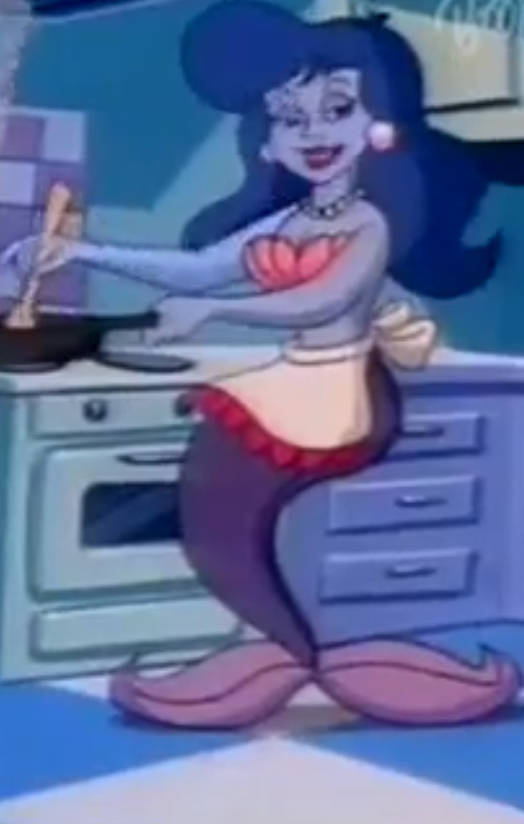 mommy mermaid Blank Meme Template