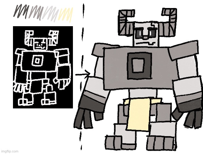 AI Mel redraw | made w/ Imgflip meme maker