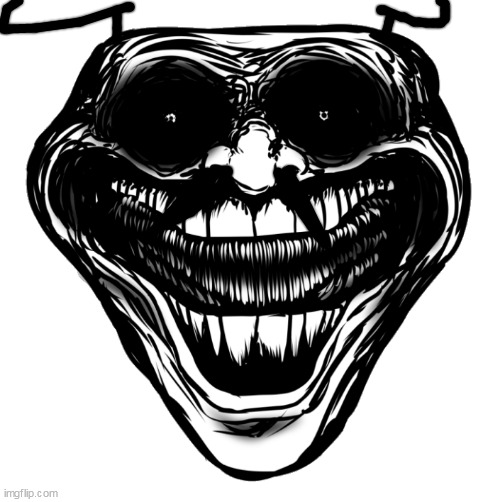 Cursed Troll Face | image tagged in cursed troll face | made w/ Imgflip meme maker