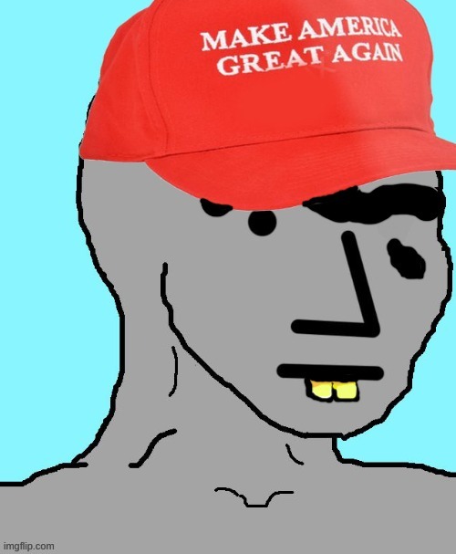 MAGA NPC | image tagged in maga npc | made w/ Imgflip meme maker