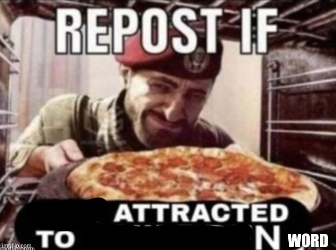 repost if attracted to n word | WORD | image tagged in repost if not attracted to children | made w/ Imgflip meme maker