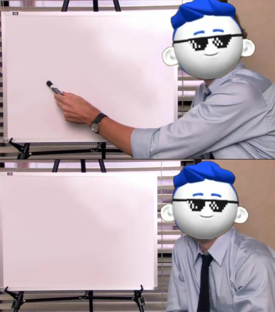 Codeblade explains Blank Meme Template