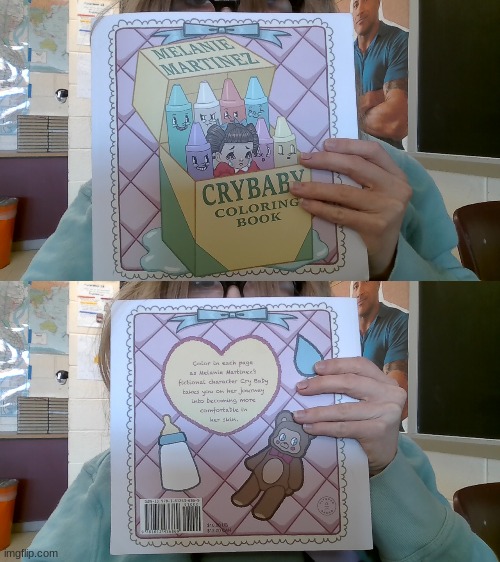 Crybaby Coloring book I got for Christmas >3 | image tagged in coloring book | made w/ Imgflip meme maker