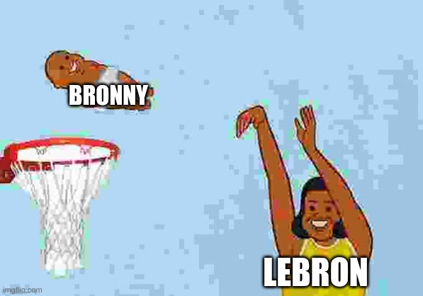 LeBron and Bronny | BRONNY; LEBRON | image tagged in lebron and bronny | made w/ Imgflip meme maker