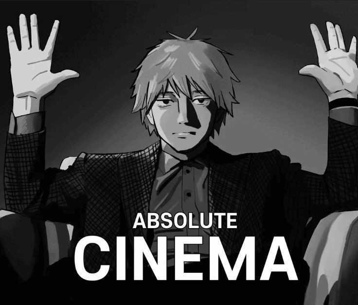 High Quality Denji absolute cinema Blank Meme Template