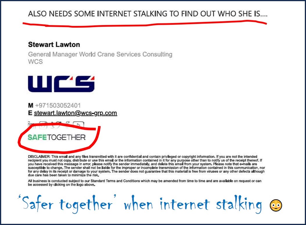 Internet stalker safety Blank Meme Template