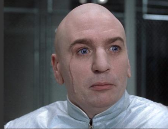 dr evil crazy idea but maybe Blank Meme Template