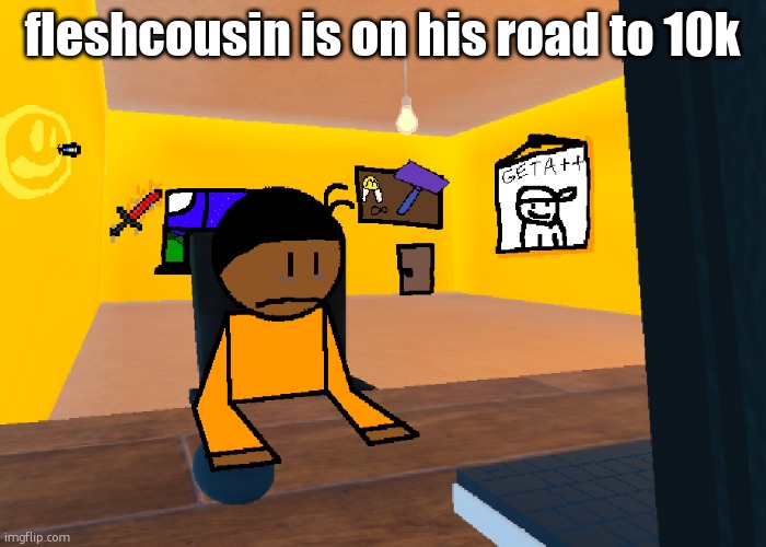 (~)6600/10000 | fleshcousin is on his road to 10k | image tagged in uncomfort | made w/ Imgflip meme maker