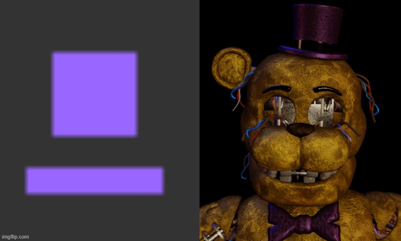 My PFP resembles Fredbear's hat | made w/ Imgflip meme maker