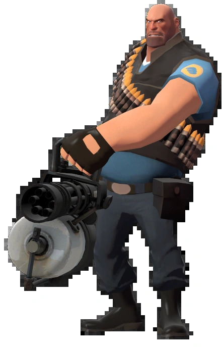 Blu Team Heavy Blank Meme Template