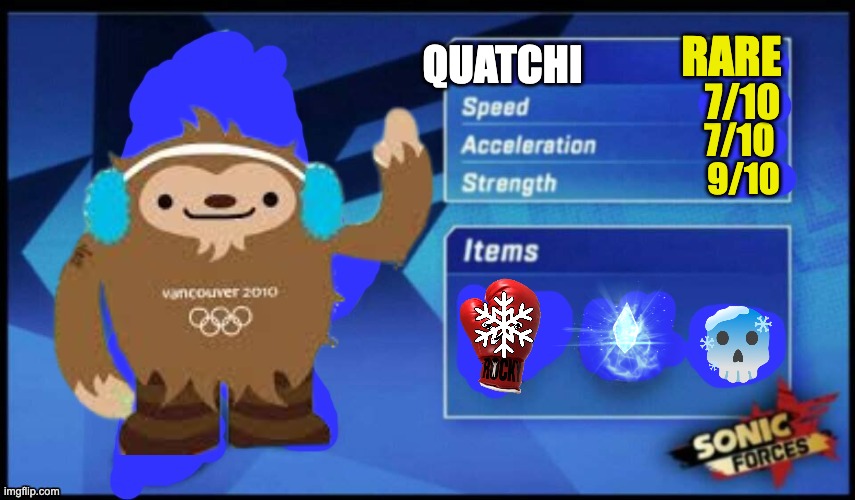 [UPDATED] Sonic Forces Meme Battle | RARE; QUATCHI; 7/10; 7/10; 9/10 | image tagged in updated sonic forces meme battle,memes,quatchi,smg4,fanlore | made w/ Imgflip meme maker