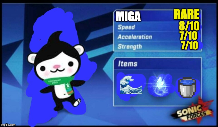 [UPDATED] Sonic Forces Meme Battle | RARE; MIGA; 8/10; 7/10; 7/10 | image tagged in updated sonic forces meme battle,memes,miga,smg4,fanlore | made w/ Imgflip meme maker