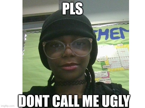 PLS; DONT CALL ME UGLY | made w/ Imgflip meme maker